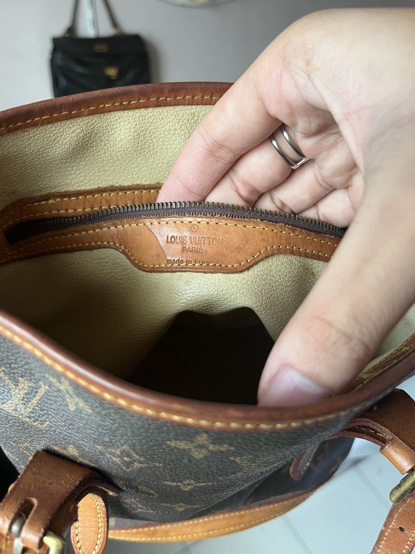 LV Petit Monogram Bucket Bag (Category: Luxury Bags & Wallets) located in Manila. Submitted by niche.finds (Listing ID 1453097077, Image 3). Description: DM for more info ! wag mahiya guys !!!.