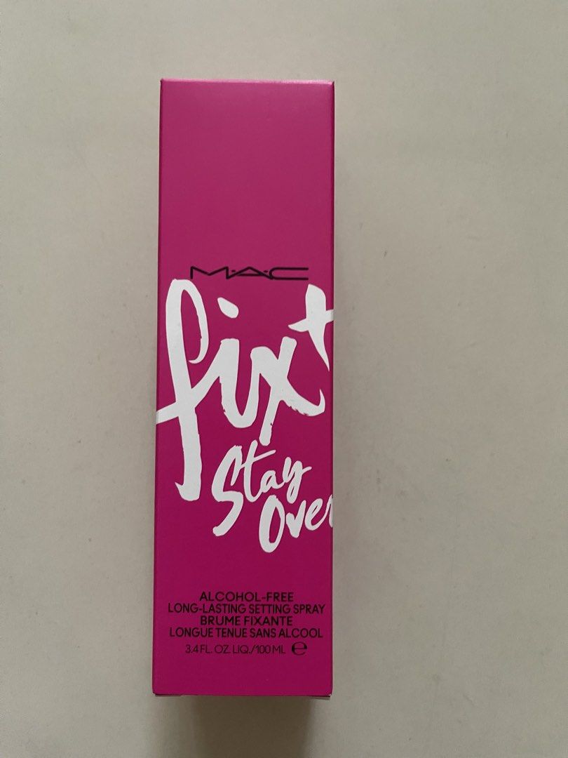 MAC Fix+ Stay Over Long-Lasting Setting Spray 100ml (Category: Makeup) located in Quezon City. Submitted by kingcurator (Listing ID 1453094234, Image 1). Description: - MAC Fix+ Stay Over Setting Spray - 100ml bottle - Alcohol-free formula - Keeps makeup locked in place all day - Ensures long-lasting makeup wear.