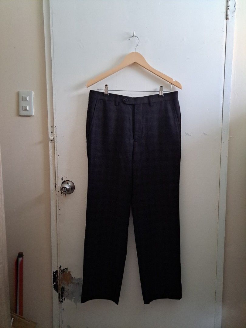 Marks and Spencer Autograph Black Checkered Trousers (Category: Trousers) located in Muntinlupa City. Submitted by shopbyjaye0507 (Listing ID 1453066907, Image 1). Description: LOCATION: MUNTINLUPA Marks and Spencers Autograph Black Checkered Trouser Size 32 Good Condition Color Rate: 10/10 No issues/flaws Dimensions: W 32 in L 40 in MOP: Maribank MOD: Lalamove or J&T SF should be shouldered by the buyer.