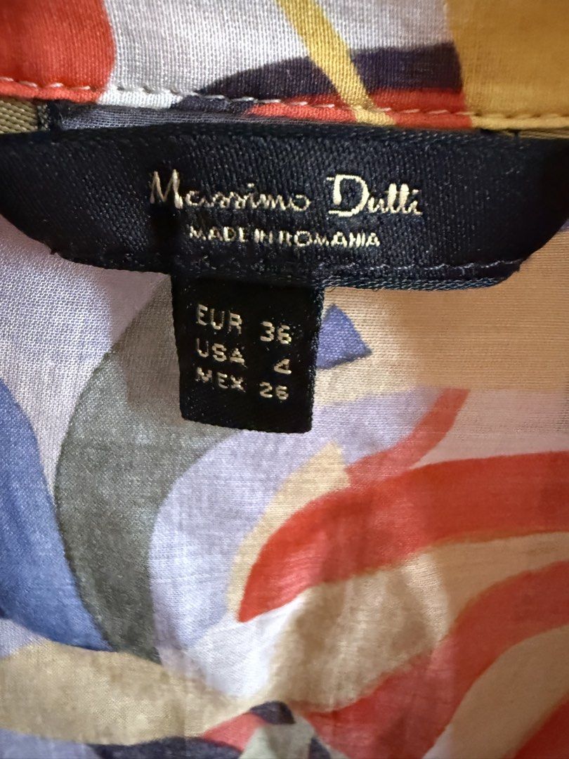 Massimo Dutton multicolor top （分類：長袖衫）位於 Hong Kong。 由 missdeen 提交（商品編號 1453139607，圖片 3）。簡介： Perfect for summer time Long sleeves with elastic around waist area 。