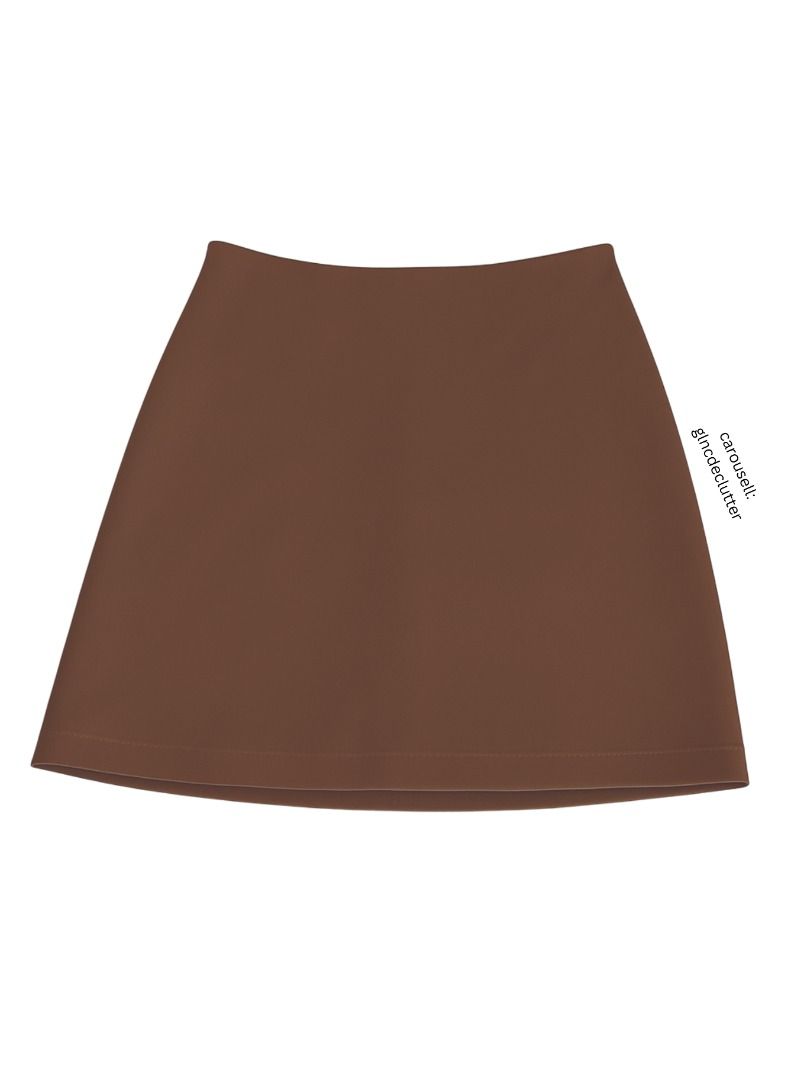 Mesa Closet Mini Skort in Brown Size M (Category: Skirts) located in Antipolo. Submitted by glncdeclutter (Listing ID 1453114691, Image 1). Description: BKK Mesa Closet Mini Skort in Brown - Has built-in shorts - Bought in Thailand. Super good quality and has a hidden back zipper. - Really cute for casual days or dates. Size M on tag, fits 26-28 waist Bought in Thailand for around 1k. Worn only once. Good as new. RFS: Decluttering, gained weight 
