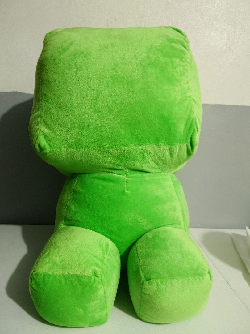 Minecraft Creeper Plush Toy (Category: Plushies & Soft Toys) located in Magalang. Submitted by chuk27 (Listing ID 1453102491, Image 3). Description: Big Minecraft Creeper plush, Approx. 50 cm tall. Super soft, squishy, and clean. Perfect for fans, display, or as a pillow. Height: 50 cm price: 950 All plushies from Timezone Almost new, in very good condition Stored in plastic ever since 🧍 Meetup: Pampanga Area po (SM Clark, SM Pamp, SM Telabastag