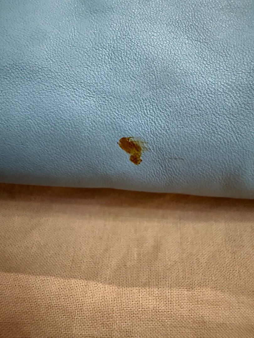 Miu Miu clutch (Category: Luxury Bags & Wallets) located in Quezon City. Submitted by bianxcloset (Listing ID 1453135960, Image 2). Description: Marks from storage .