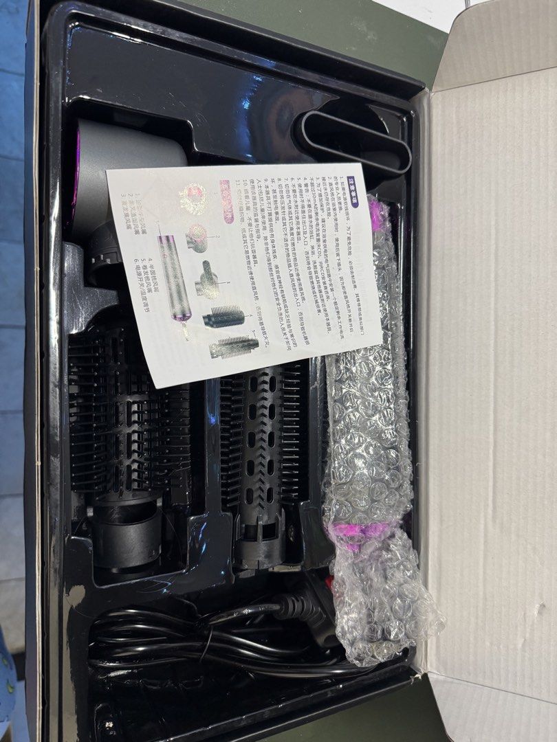 Multifunctional Hair Dryer 5-in-1 Set (Category: Hair) located in Dasmarinas. Submitted by fiercefox_mj0827 (Listing ID 1453226109, Image 2). Description: - Multifunctional 5-in-1 Hair Dryer Set - Includes: Concentrator, Diffuser, Curling Barrels, Brushes - Achieve smooth, shiny, and salon-quality hair - Perfect for everyday styling and versatile looks - Easy to use for effortless styling.
