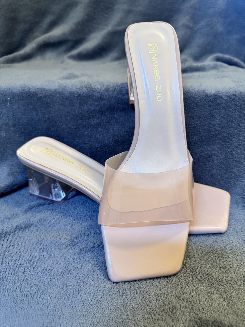 NANBEI ZUO Clear Strap Square Toe Block Heels (Category: Heels) located in San Miguel. Submitted by meseszy (Listing ID 1453064622, Image 3). Description: - Cute clear strap heels - Trendy square toe design - Comfortable block heel - Easy slip-on style - Versatile for any outfit - Ideal for summer wear.