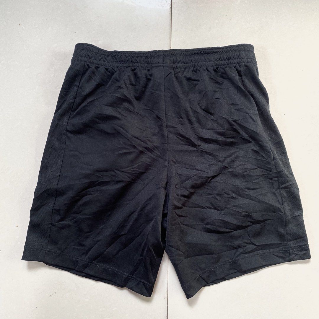 Nike Dri-Fit Black Athletic Shorts (Category: Babies & Kids Fashion) located in Cabadbaran. Submitted by jersey.cobyming (Listing ID 1453088690, Image 2). Description: - Black Nike Dri-Fit Shorts - Size: S - Material: Polyester - Ideal for sports and casual wear - Features comfortable elastic waistband - Iconic Nike swoosh logo Excellent condi Need wash.