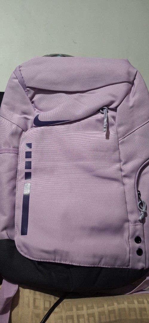 Nike Elite Backpacks - Black, Blue, Pink (Category: Backpacks) located in Manila. Submitted by warmdeer_a34b38 (Listing ID 1453188192, Image 2). Description: - Available colors: Black (gold 'Elite' text), Bright Blue (white 'Elite' text), Light Purple/Pink. - All backpacks are clean and ready for use. - Ideal for sports, school, or everyday carry..