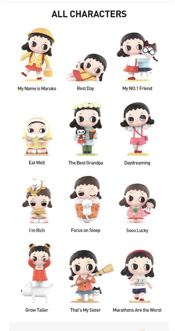 Nyota x Chibi Maruko Chan Figure (Category: Designer & Blind Box Toys) located in Manila. Submitted by thequietdrops (Listing ID 1453223491, Image 2). Description: Nyota x Chibi Maruko Chan Figure From PopMart Official Flagship Store 650 each confirmed Release Date: August 8, 2026 ETA: Aug 12-15, 2026 brand new & sealed foil original & guaranteed authentic‼️ can provide receipt & seller vouches gcash/maya/cash/bank pick-up/shipping manila 📍k.
