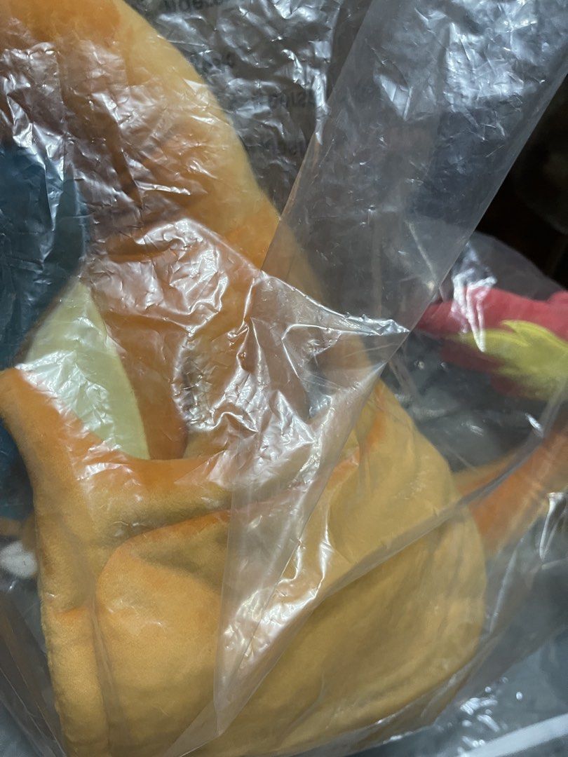 Pokemon Charizard Jumbo Plushie (Category: Plushies & Soft Toys) located in San Juan City. Submitted by borgasm (Listing ID 1453059053, Image 2). Description: - Jumbo Charizard plush toy - Classic orange body with yellow belly - Dark blue and black wings - Brand new, in original packaging - Ideal gift for any Pokemon fan/enthusiast - 23-24 inches from head to toe - 27-28 inches from wing to wing MOP: Cash (for meetup), GCash, GoTyme, MariBank MOD
