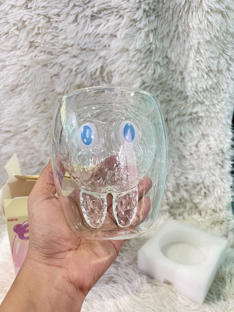 Pop Mart Labubu Glass Cup (Category: Water Bottles & Tumblers) located in Baguio. Submitted by htboxthrift (Listing ID 1453168015, Image 3). Description: Pop Mart Labubu Cheers series double-walled glass cup new pa, nabuksan lng ung box **Baguio location **shipping via flash, j&t **gcash mop.