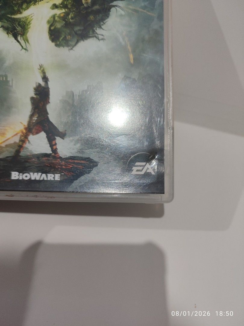 PS3 - Dragon Age Inquisition (PRE-OWNED) "R3" (Category: PlayStation) located in Mendez-Nunez. Submitted by sf2_gameshop (Listing ID 1453161845, Image 2). Description: PLEASE READ CONDITION: A pre-owned item. Installed and tested working. The case has three small dents - pls. refer to the posted photos. REGION: 3 - Asia GENRE: Action role-playing MODE: 1 player VOICE: English IN-GAME TEXT: English INSERT: English Feel free to chat for any inquiri