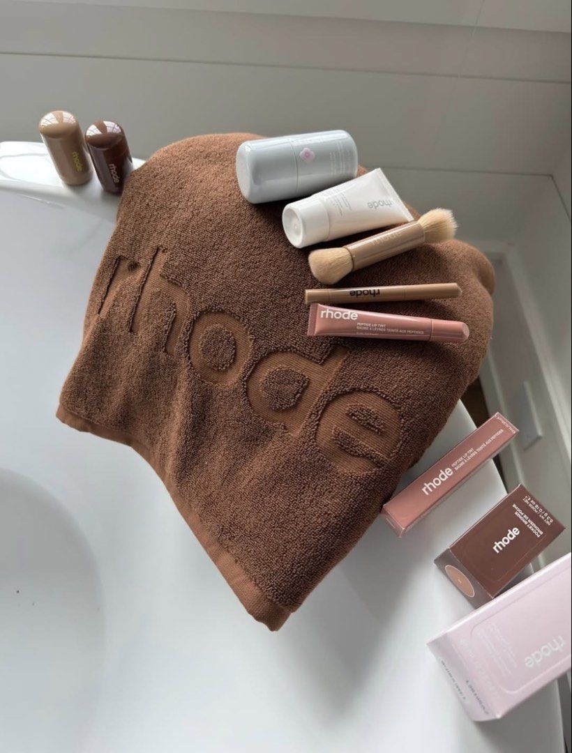 Rhode Terry Cloth Towel (Limited Edition) (Category: Bath) located in Manila. Submitted by designerarchives.ph (Listing ID 1453200881, Image 1). Description: SALE (Limited time) Only few slots available for preorder Rhode beach towel / bath towel •Eta: 7-10 days •50% dp required •Buyer will shoulder local sf •No return/refund/exchange of size Shipping: NCR - Grab/Lalamove Provincial - LBC.