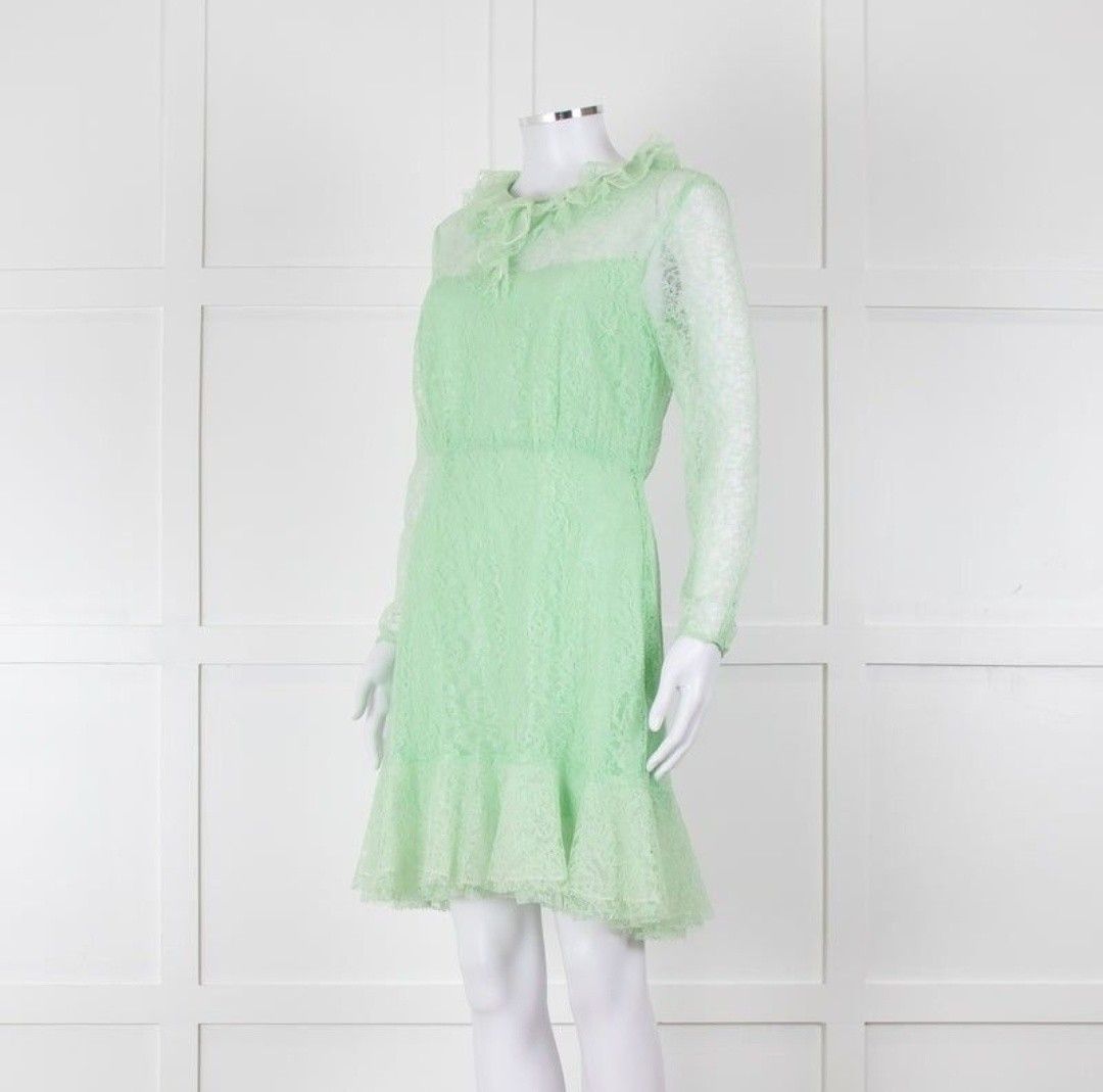 SANDRO PARIS (Category: Dresses) located in Dasmarinas. Submitted by oneofakind_98 (Listing ID 1453193560, Image 1). Description: SANDRO PARIS MINT DRESS - Authentic - Excellent condition - Back zip Measurement when Iaid flat (Size 34 on tag) 16 inches armpit to armpit 33.5 inches length 14 inches shoulder to shoulder 22 inches sleeve 350 shipped via JNT.