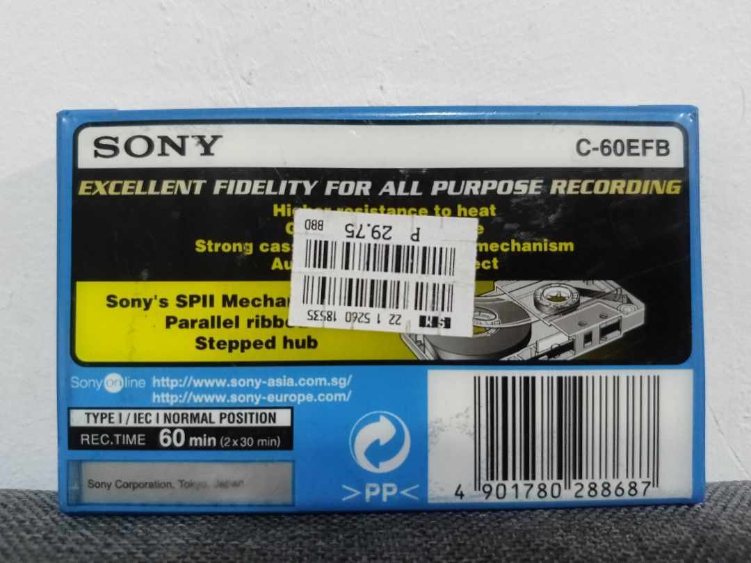 Sealed Blank Cassette Tape (Category: CDs & DVDs) located in Cavite. Submitted by bodega_ni_kiks11 (Listing ID 1453168790, Image 2). Description: 📍 Imus, Cavite 🛵 Gogo Xpress / J&T 💳 GCash only ❌ No reservation | No COD | No LBC Available at Bodega ni Kiks 🛒.