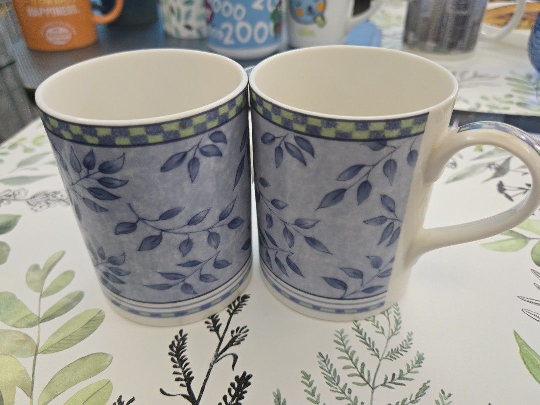 Set of 9 Mugs - Various Designs (Category: Coffee & Tea Tableware) located in Quezon City. Submitted by samcas (Listing ID 1453073275, Image 1). Description: Bundle of 9 mugs no defects.