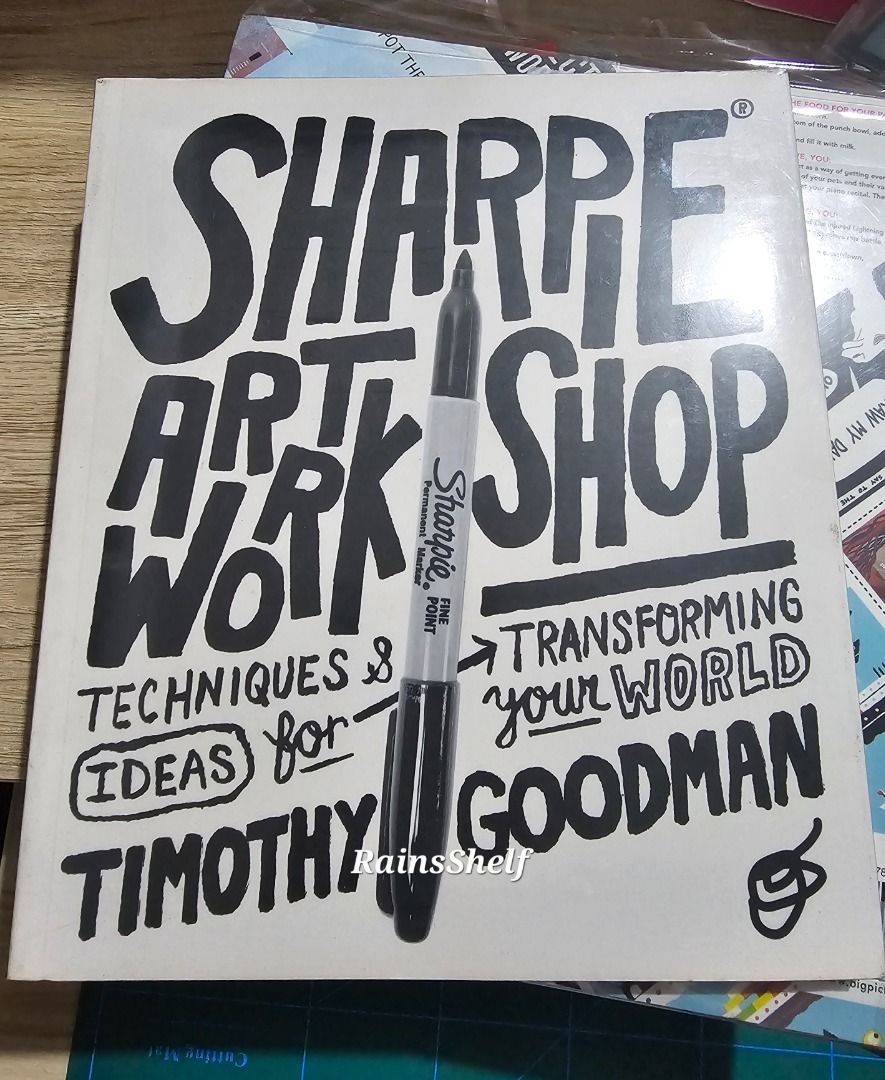 Sharpie Art Workshop by Timothy Goodman (Category: Craft Supplies & Tools) located in Makati City. Submitted by RainsShelf (Listing ID 1453050673, Image 1). Description: Designer, artist, and art director Timothy Goodman explores Sharpie writing products, the materials and supplies that can be used to enhance or modify them, and the range of creative techniques and effects that can be achieved. Through a series of examples and exercises, Goodman 