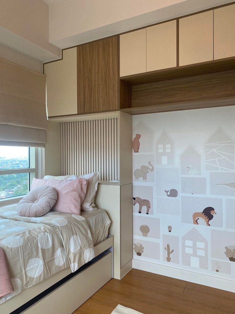 Single bed with pull out (Category: Bed Frames & Mattresses) located in Pasig City. Submitted by nptr11 (Listing ID 1453113807, Image 1). Description: Single bed with pull out Mattress not included.