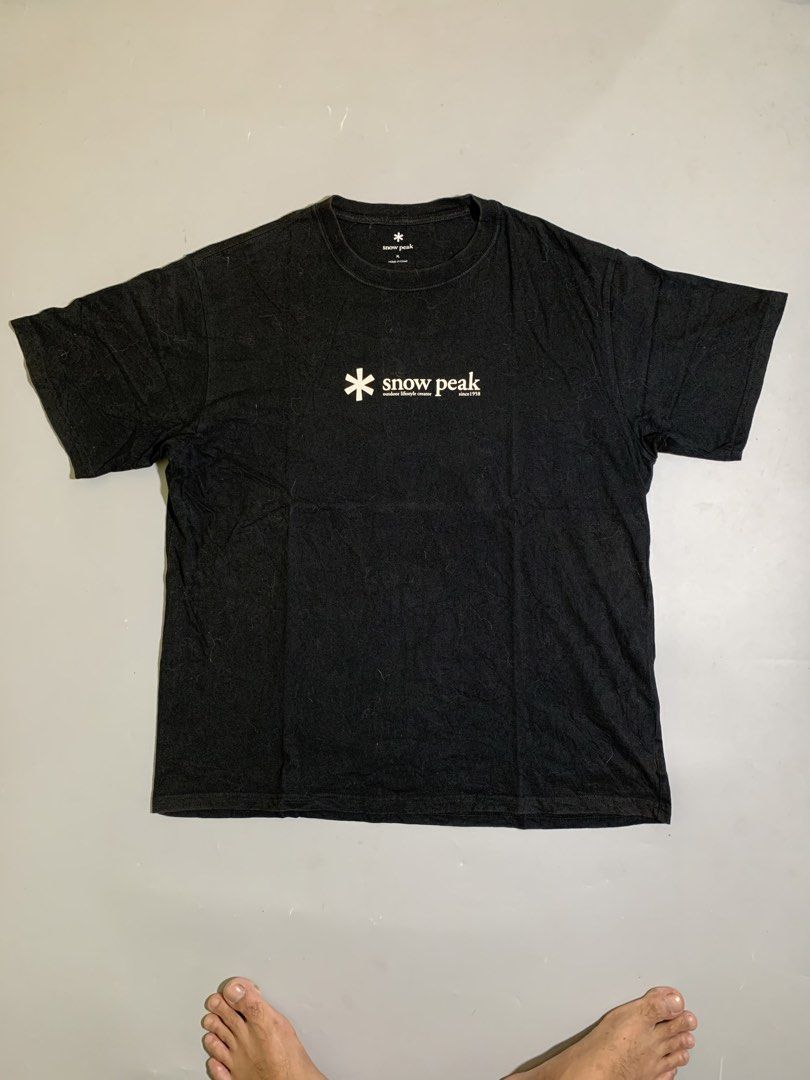 SNOW PEAK SOFT COTTON LOGO TEE SHIRT (Category: Tshirts & Polo Shirts ) located in Taguig. Submitted by thehookv1 (Listing ID 1453143394, Image 1). Description: SNOW PEAK SOFT COTTON LOGO TEE SIZE XL 23x28 EXCELLENT CONDITION AUTHENTIC TAGUIG DM ME .