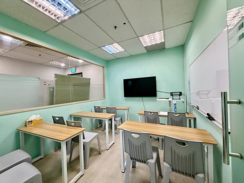 Study table (Category: Tables & Sets) located in Singapore. Submitted by ashice82 (Listing ID 1453095772, Image 1). Description: Selling 5 tables. Ideal for tuition centre Dimension 120x40cm $15 each Self collect.