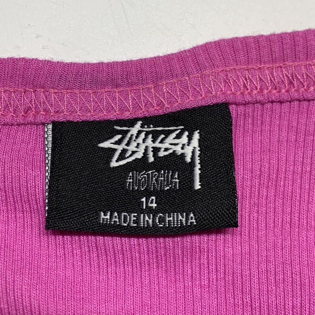 Stussy - Logo Crop Tank Top (Category: Others Tops) located in Manila. Submitted by shottas_21 (Listing ID 1453206642, Image 2). Description: Stussy - Logo Crop Tank Top SIZE - 14 CONDITION - 9/10 CHEST - 16.5” LENGTH - 19.5.