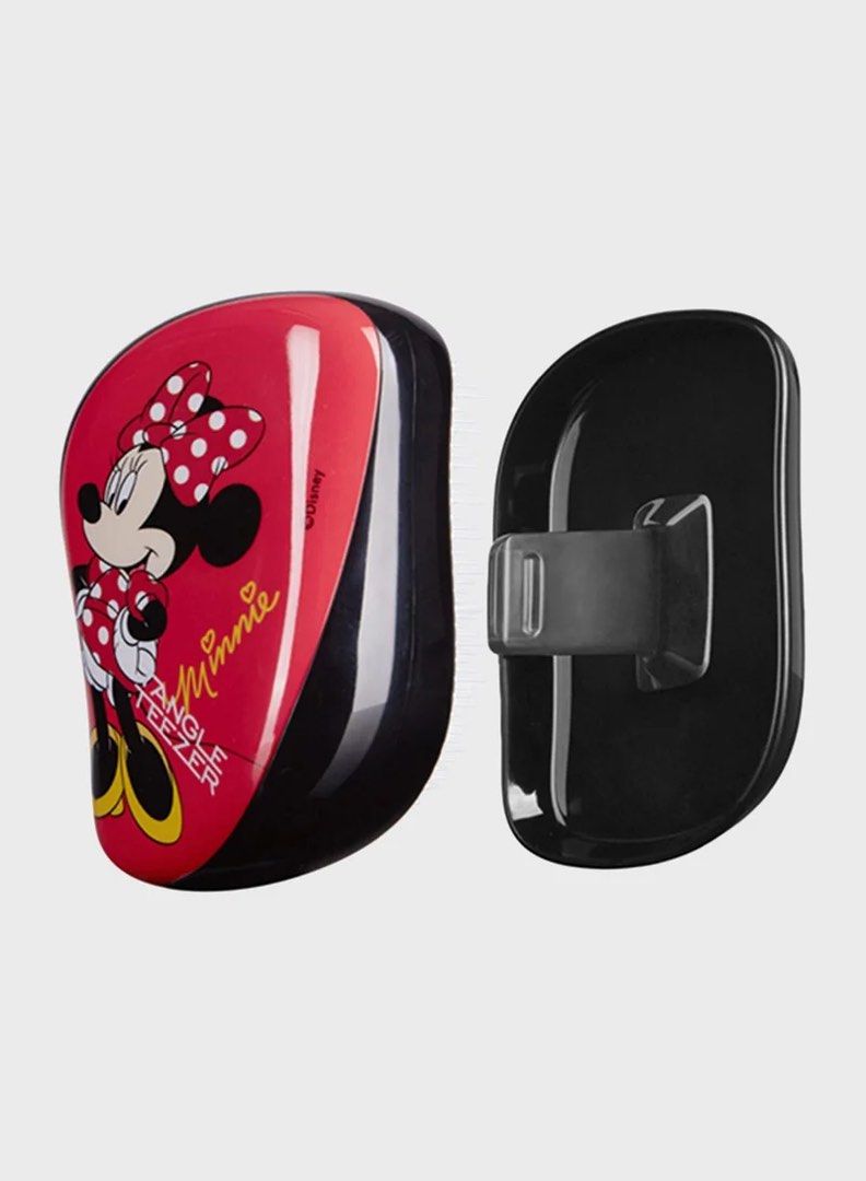 Tangle Teezer Disney Minnie Mouse Limited Edition (Category: Hair Accessories) located in San Fernando. Submitted by sammypgirl (Listing ID 1438490765, Image 2). Description: Limited Edition Disney Minnie Mouse Tangle Teezer with authentication sticker On the go Detangling Brush Ideal for straight-to-wavy hair types, Tangle Teezer patented two-tiered teeth technology is the star of the show. Gliding through wet and dry hair, the long teeth detang