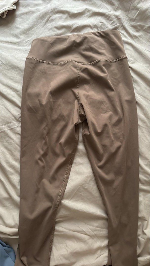 Taupe High-Waisted Leggings (Category: Other Bottoms) located in Mandaluyong City. Submitted by danee. (Listing ID 1453138013, Image 1). Description: - High-waisted taupe leggings - Stretchy material for ultimate comfort - Versatile: perfect for workouts or casual wear - Durable, well-constructed seams - Fits true to size.