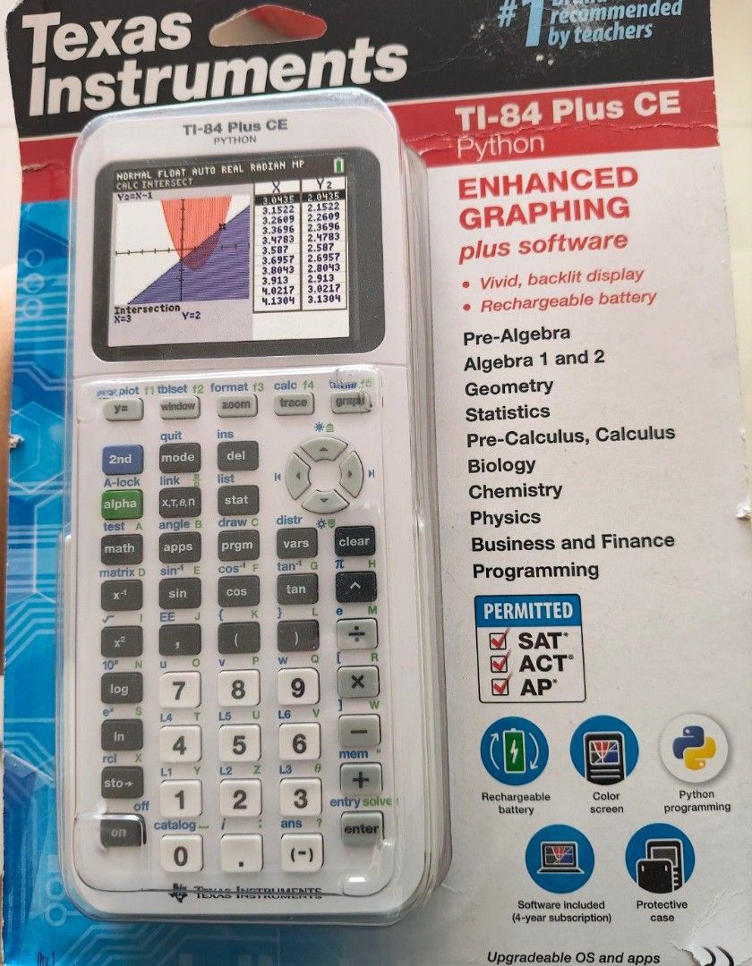 Ti 84 plus ce python (Category: Office & Business Technology) located in Singapore. Submitted by sgcrsll (Listing ID 1453133024, Image 1). Description: .