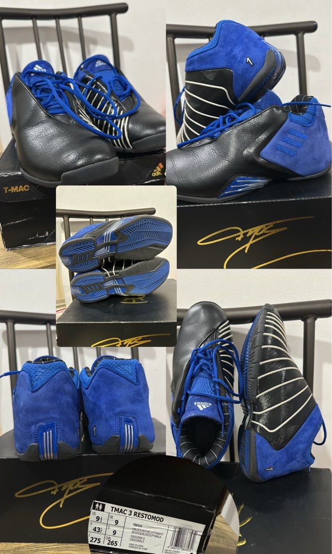 TMAC 3 Restomod (Category: Sneakers) located in San Fernando. Submitted by golden_pat.d (Listing ID 1453212800, Image 2). Description: 🔹Adidas TMAC 3 Restomod 🔹EU 43.5 / UK 9 / US 9.5 🔹Like new, used more or less 3x 💰Price is negotiable 📍 San Fernando, Pampanga / Monumento, Caloocan ‼️RFS: Decluttering‼️.