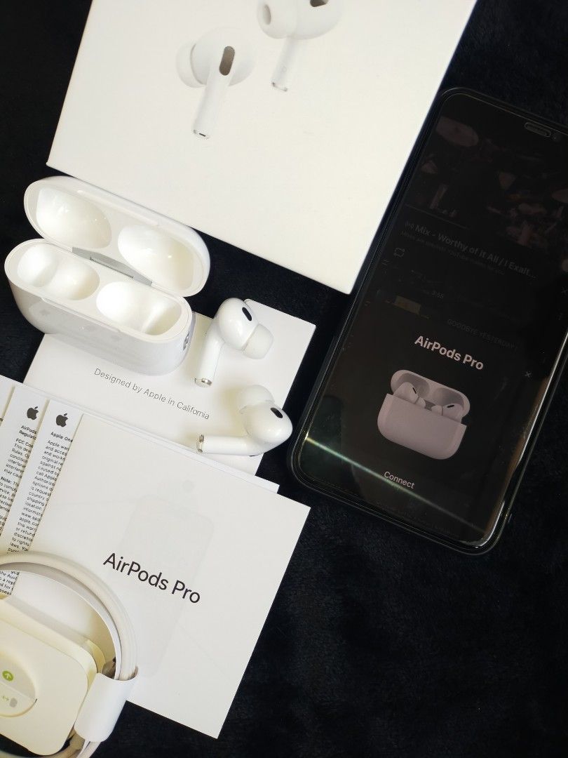 Top-Graded Airpods Pro 2nd Gen Version 2 (Category: Earphones) located in Bacoor. Submitted by istocks888 (Listing ID 1453081095, Image 2). Description: (iStocks) Top-Graded Airpods Pro 2nd Gen Version 2 Top-Graded, New, No issue, Ready to use, All features are working, Active Noise Cancelation and More, Pass for low-offers respect each other time, Wag nakawin ang photo if not Reseller or Wholesaler. If ano po nakapost ayun po inclusions.✅ Shippi