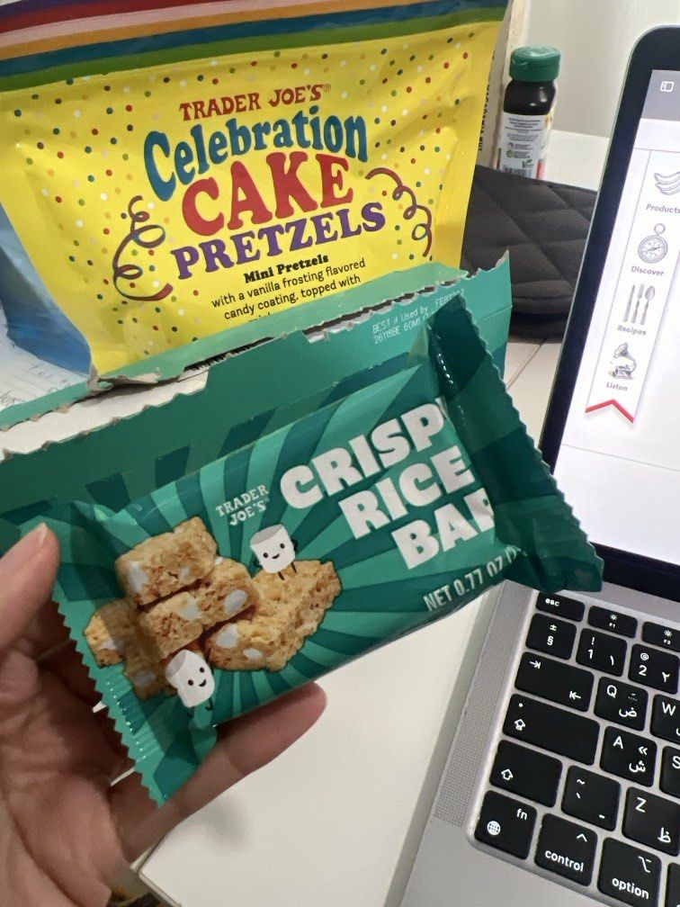 Trader Joe’s Crispy Rice Bars per piece (Category: Packaged & Instant Food) located in Makati City. Submitted by anda.a (Listing ID 1453052406, Image 3). Description: 35 pesos per bar.
