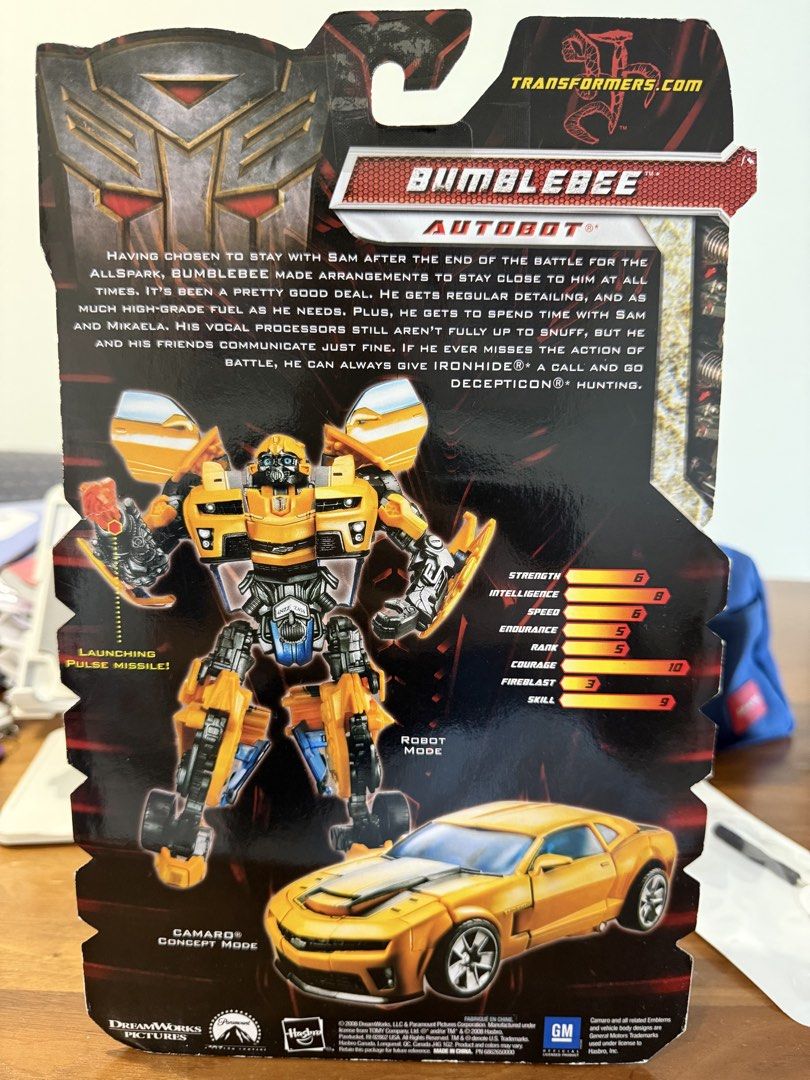 Transformers Bumblebee (Category: Action & Battle Toys) located in Singapore. Submitted by adidas323705821 (Listing ID 1453220657, Image 2). Description: .