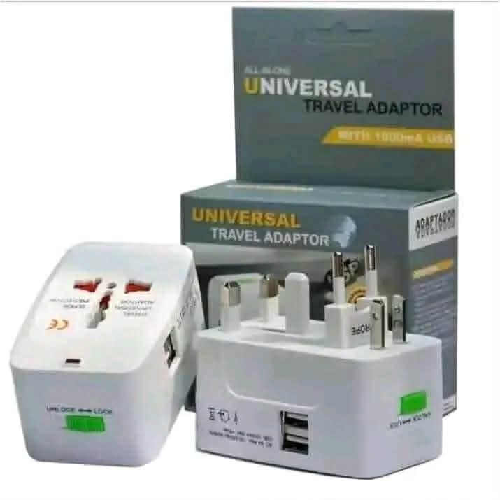 UNIVERSAL TRAVEL ADAPTOR (Category: Cables & Adaptors) located in Manila. Submitted by marvieobordo (Listing ID 1453078089, Image 2). Description: International Travel adaptor with 2 usb slot .