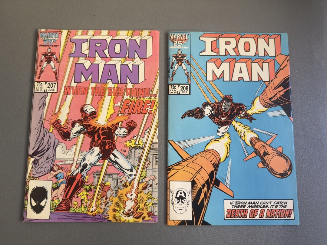 Vintage 1986 Iron Man Comics Set (Category: Comics & Manga) located in Pasig City. Submitted by JMToysandCollectibles (Listing ID 1453056796, Image 1). Description: Vintage 1986 Iron Man Comics Set PHP700 Pick Up or Delivery via Lalamove MOP: Gcash/BPI.