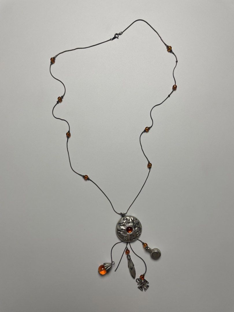 Vintage Cialenga Silver Tone Necklace (Category: Necklaces) located in Binan City. Submitted by thriftwavesph (Listing ID 1453169536, Image 1). Description: tags: cialenga native american jewelry silver accesory balenciaga .