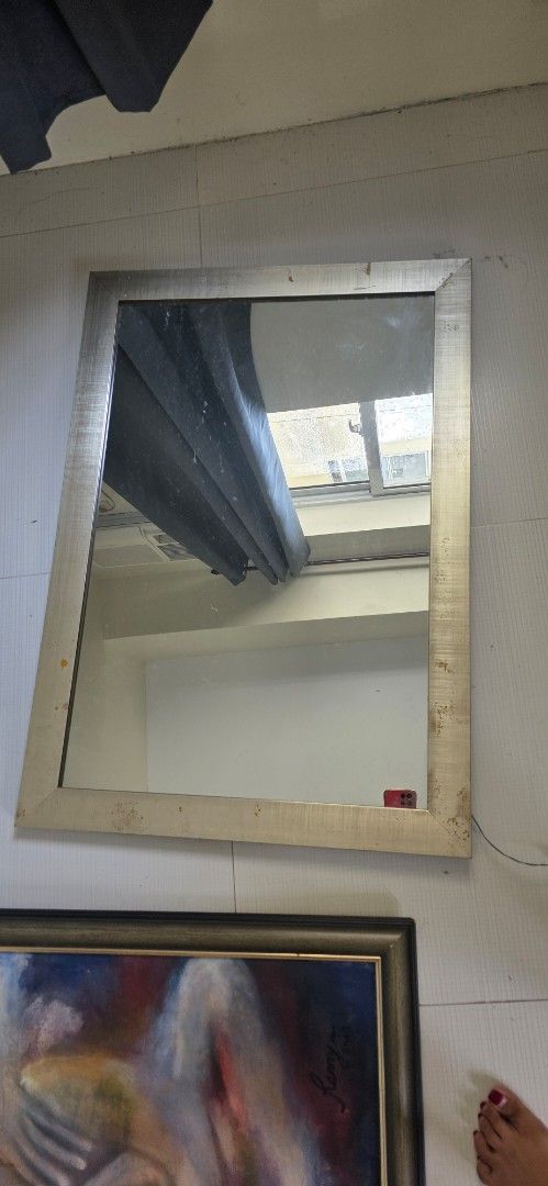 Wall mirror (Category: Mirrors) located in Manila. Submitted by cher0918 (Listing ID 1453161547, Image 1). Description: heavy size 23 1/2 x 33 lenght.