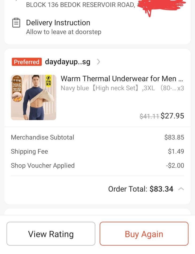 Winter layer (Category: Shirts) located in Singapore. Submitted by bookstoread (Listing ID 1453140782, Image 3). Description: Each was 27 SGD. Bought it last year for a trip to Japan during winter. Buyers can try the clothes first, I dont mind. If safisified, we can proceed with the purchase.