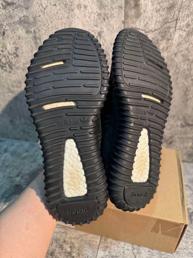 Yeezy 350 v2 Pirate Black size 8.5 (Category: Sneakers) located in Manila. Submitted by lucaaries (Listing ID 1453051034, Image 3). Description: STEAL! 🚨 Yeezy 350 v1 Pirate Black (OG release) Size 8.5 US Mens 9/10 Condition w/ OG Box, Tags, Receipt (faded) 5,485 php firm Dm for detailed pics. ig: @kicksworth .