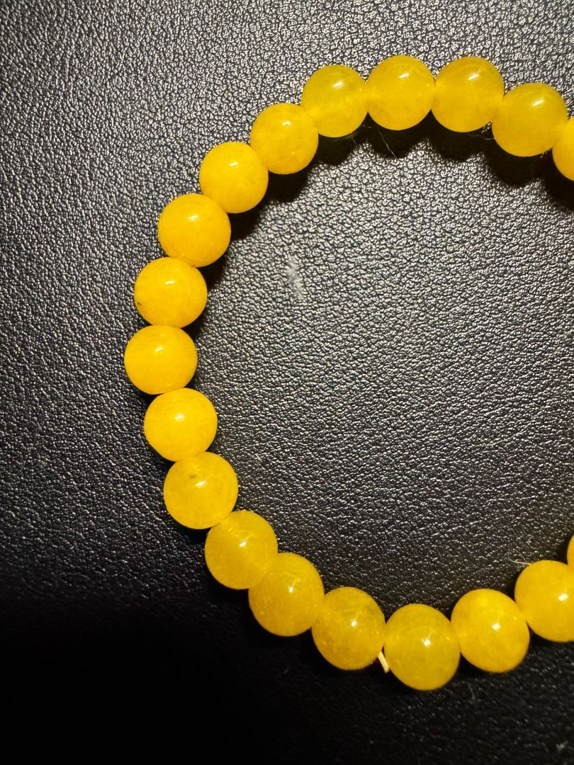 Yellow Topaz (Category: Bracelets) located in Makati City. Submitted by magsff (Listing ID 1453052341, Image 2). Description: * Yellow Topaz bracelet helps to calm the mind and control temper * Other benefits include improving money flow and reducing financial stress, supporting career clarity, and reduces pessimism.