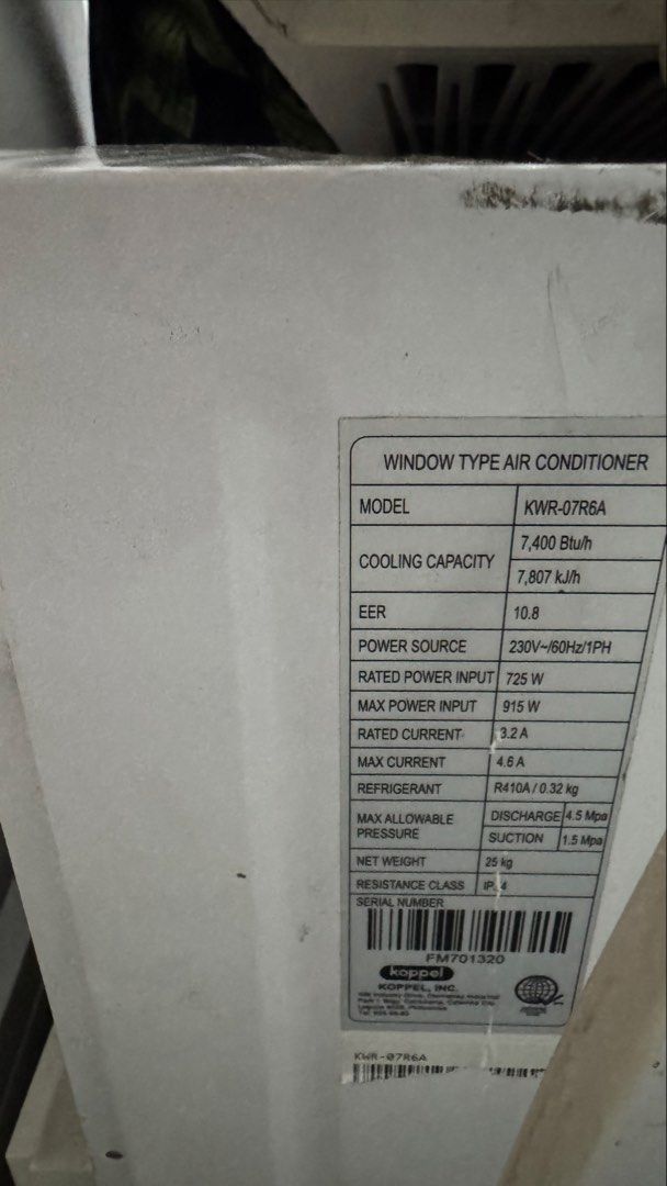 1HP Koppel Air condition (Category: Other Home Furniture) located in Mandaluyong City. Submitted by girlieadelacruz28 (Listing ID 1454889052, Image 2). Description: Koppel 1hp/2yo/with remote/P10K Note: New rented unit is fully furnished so we need to dispose unit ASAP. See photos for details. .