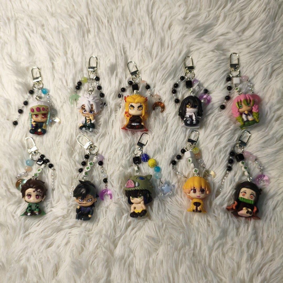 🔥 4cm Demon Slayer Charms (Category: Charms) located in Manila. Submitted by venizz (Listing ID 1454775826, Image 1). Description: ✅ Check each picture for the details 📌Mode of Payment: G-cash (Payment First) 📦Delivery via J&T 📍Marycris Complex, General Trias 🤝Meet-Up: Around Imus or Dasma (Minimum of 3 items) 💵 ₱99/pc. 💵 ₱490 for 5 pcs. INOSUKE - SOLD.