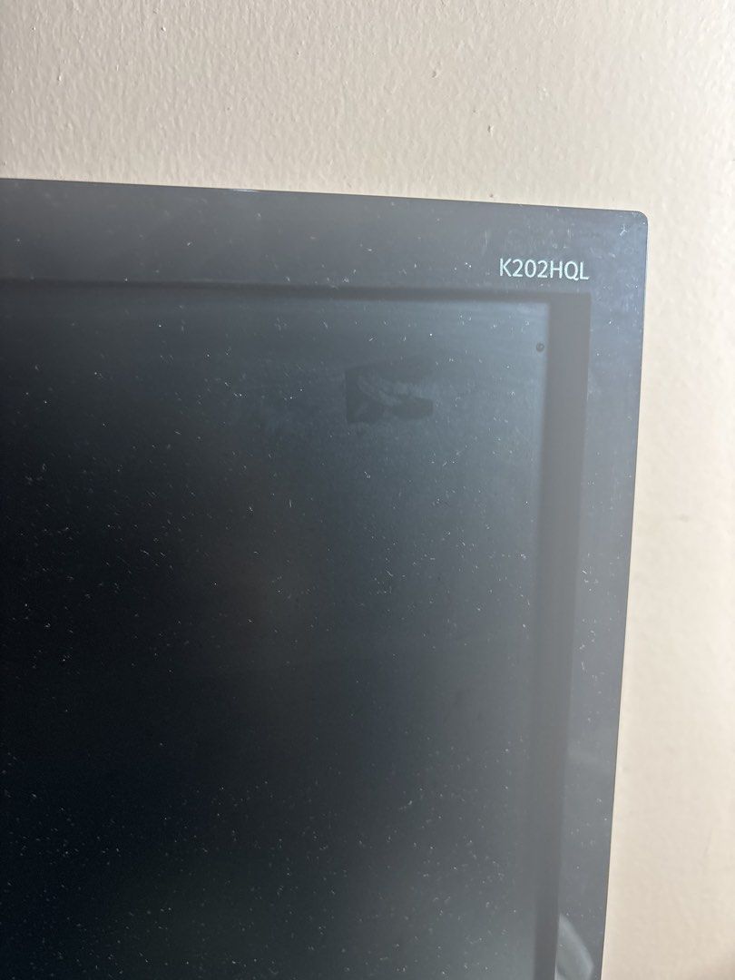 Acer K202HQL Computer Monitor (Category: Desktops) located in Manila. Submitted by scaparas (Listing ID 1454868736, Image 2). Description: - Acer K202HQL Monitor - 20-inch screen size - Ideal for everyday use - Minor dust on screen from storage - Sold as is, please check photos for details.