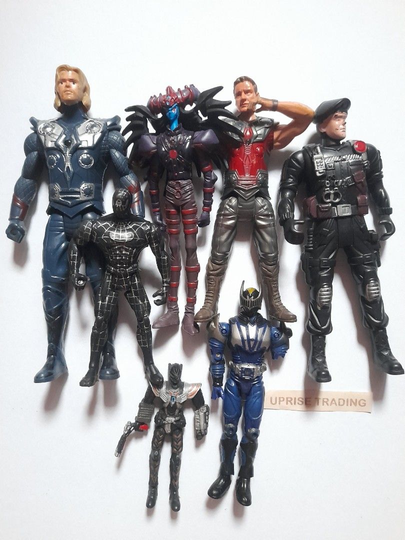 Action Figures Bundle Set (Category: Action & Battle Toys) located in Cavite. Submitted by risingsunonlineshop (Listing ID 1454908281, Image 1). Description: what you see is what you get bundle set.