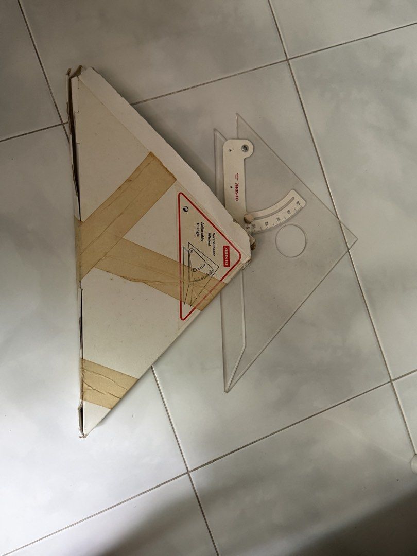 Adjustable triangle (Category: Stationery & School Supplies) located in Singapore. Submitted by nopesos (Listing ID 1454832935, Image 2). Description: .