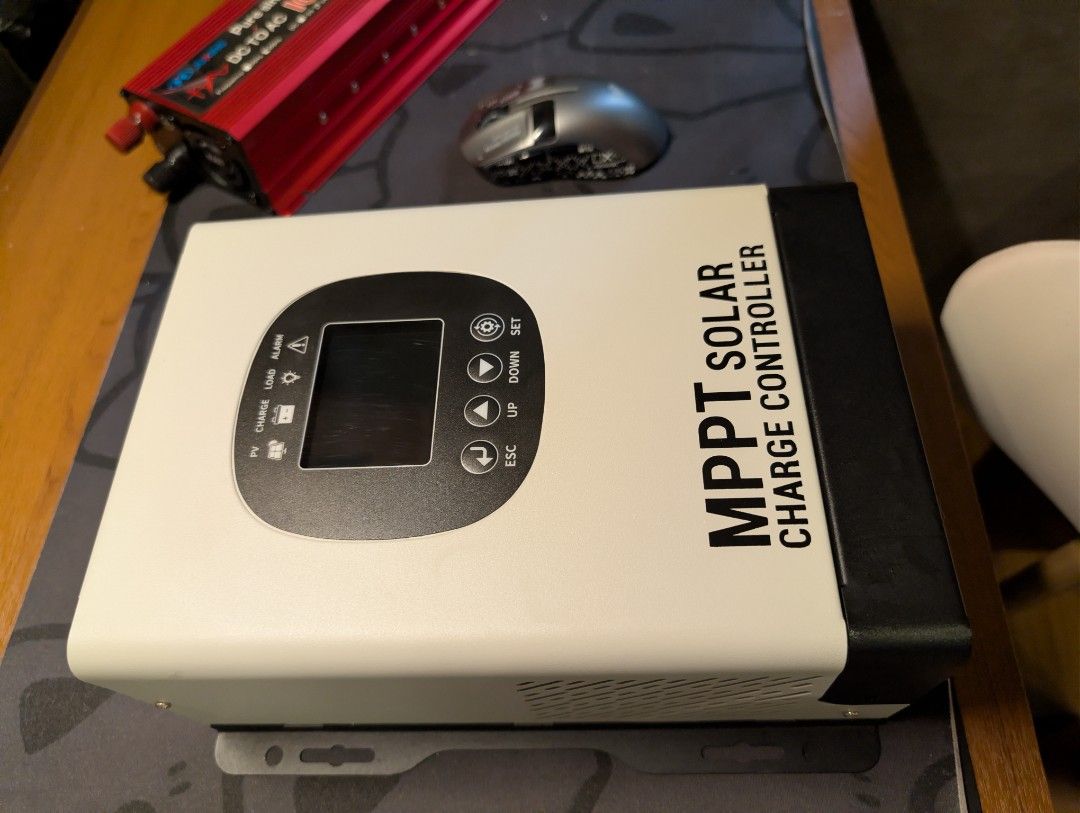 Aoyang MPPT Solar Charge Controller HM6048 With WiFi (Category: Electrical, Adaptors & Sockets) located in Manila. Submitted by awesomeji30996 (Listing ID 1454817048, Image 1). Description: Sells for 5.5k BNEW - MPPT Solar Charge Controller: Model HM6048 - Max Charge Current: 60A - Max PV Voltage: 160VDC - System Voltage Support: 12V, 24V, 36V, 48V - Certifications: CE, RoHS, ISO Used for about a month tapos nagupgrade to a bigger hybrid setup..