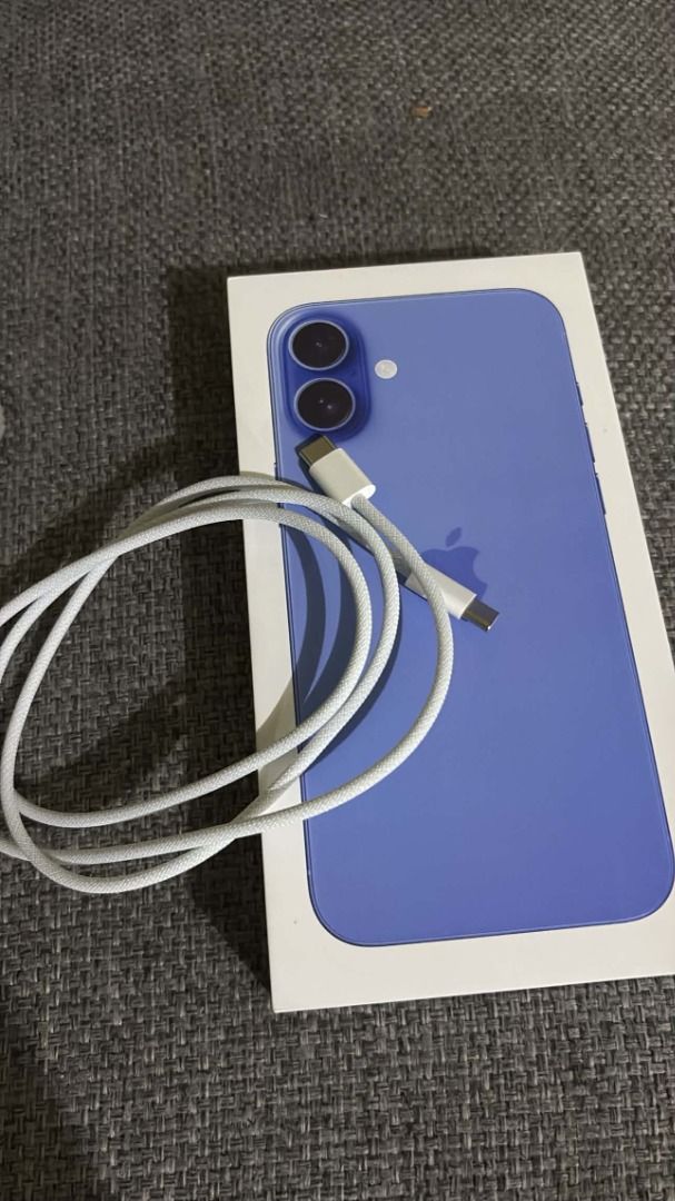 Apple iPhone 16 Plus (Category: iPhone 16 Series) located in Malabon City. Submitted by coinomie (Listing ID 1454914718, Image 1). Description: - Apple iPhone 16 Plus - Color: Ultramarine - Condition: Great - Includes: none - Ready for a new owner! *Negotiable.