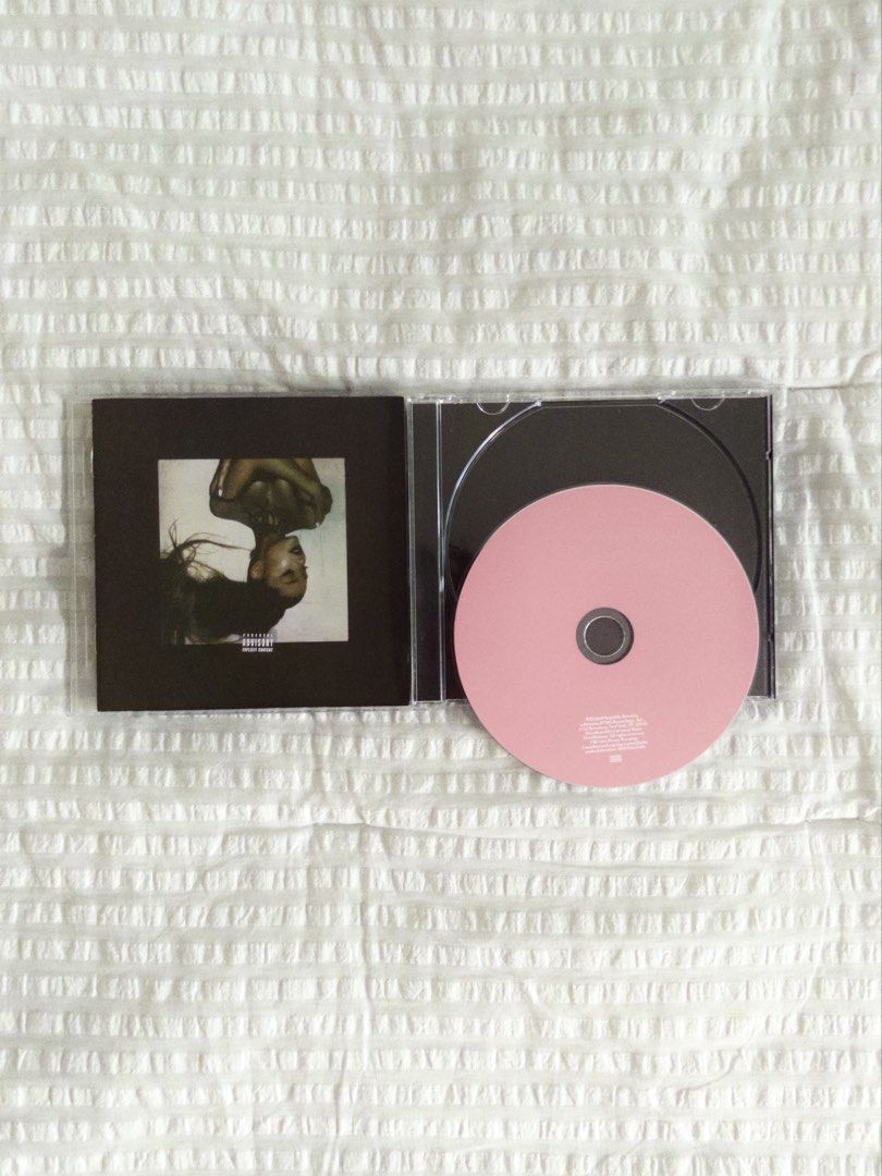 Ariana Grande - thank u, next CD (Category: CDs & DVDs) located in Pasig City. Submitted by hauerking (Listing ID 1454832539, Image 1). Description: Very Good Condition — AUTHENTIC COPIES. •CD case kind of needs to be replaced, very very minor damage tho. CD is still perfect..
