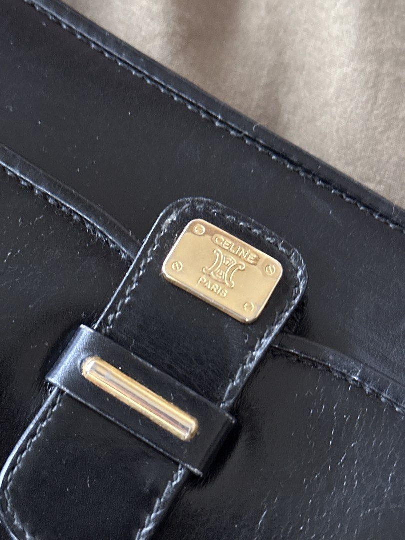 Authentic Celine crossbody bag (Category: Luxury Bags & Wallets) located in Manila. Submitted by closetofaca (Listing ID 1454805373, Image 2). Description: Guaranteed authentic Bought in Japan Size: 8.5x6.5” Has leather scratches and hardware tarnishing LAST PRICE ALREADY ‼️.