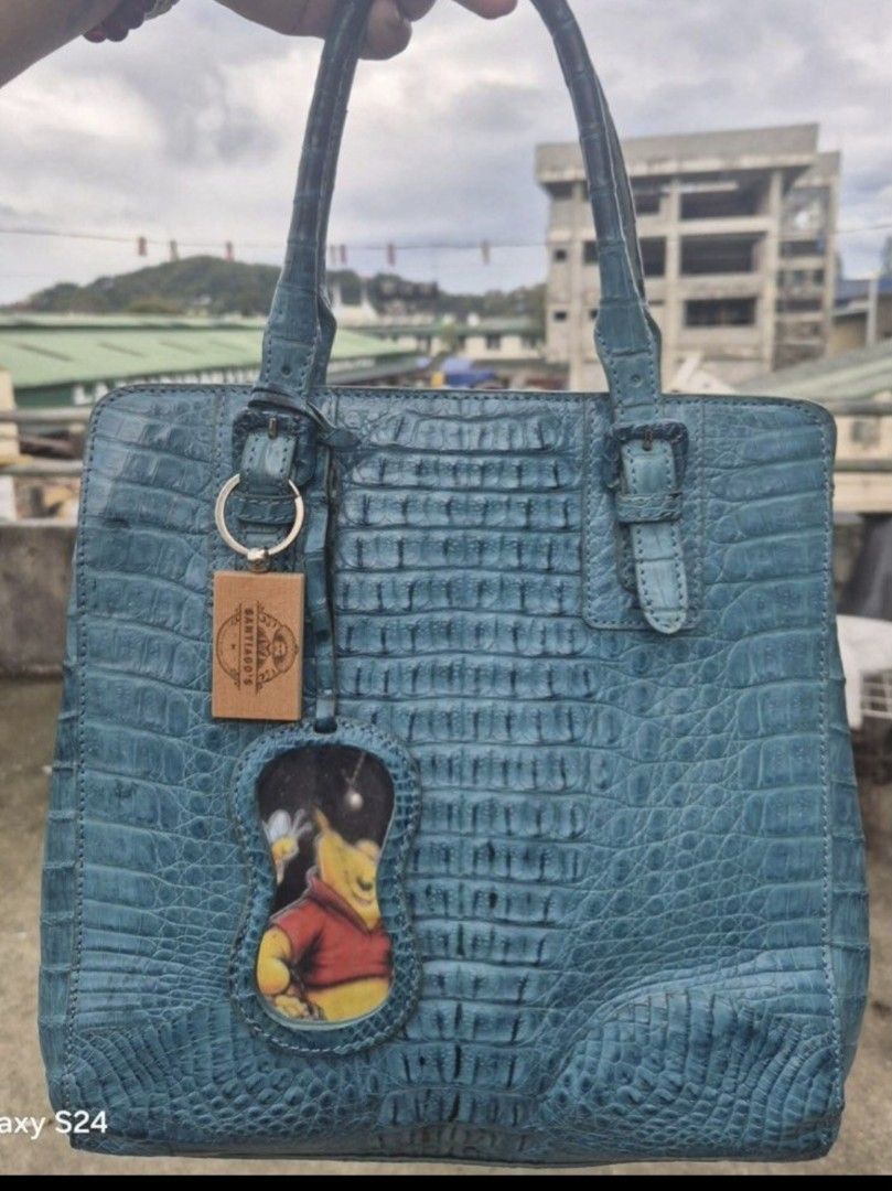 Authentic Croc Skin (Category: Luxury Bags & Wallets) located in La Trinidad. Submitted by kristelxtel (Listing ID 1454795322, Image 1). Description: Celestina Authentic Crocodile Skinned Bag.