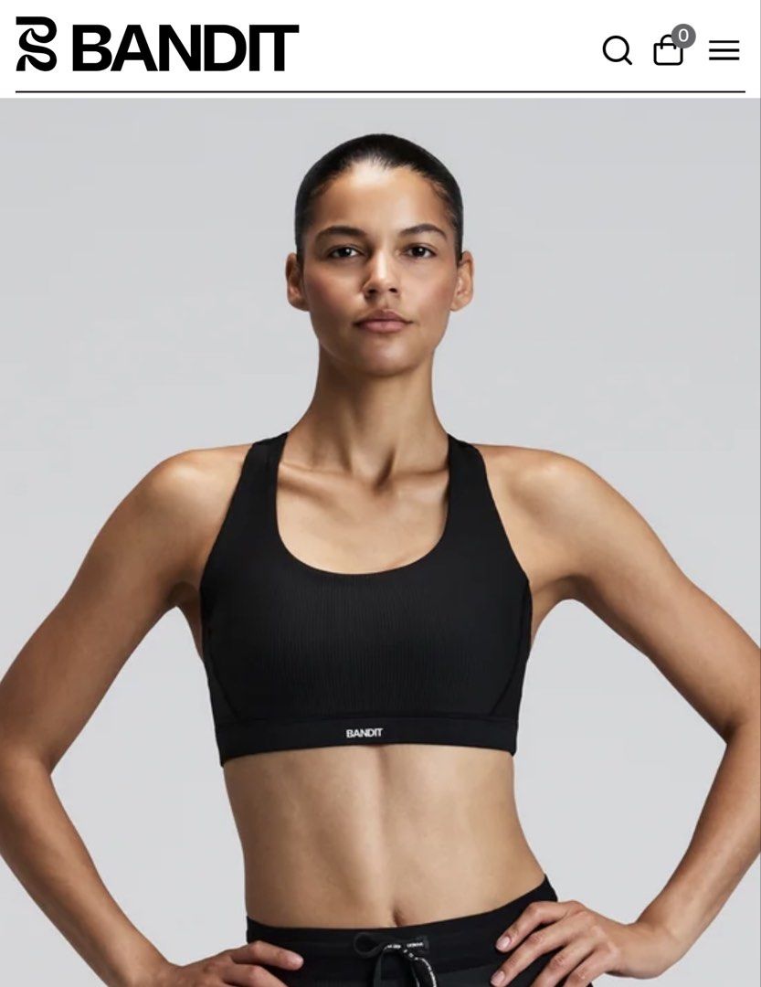 BANDIT Cadence Sports Bra (Category: Activewear) located in Pasig City. Submitted by closet_declut95 (Listing ID 1454855172, Image 1). Description: WOMEN’S CADENCE™ SCOOP NECK RUN BRA - BLACK Comes with Tag and Ziplock packaging Pocketing — 2 Gel, 1 Phone Materials — 72% Nylon, 28% Spandex Rfs: Wrong size.