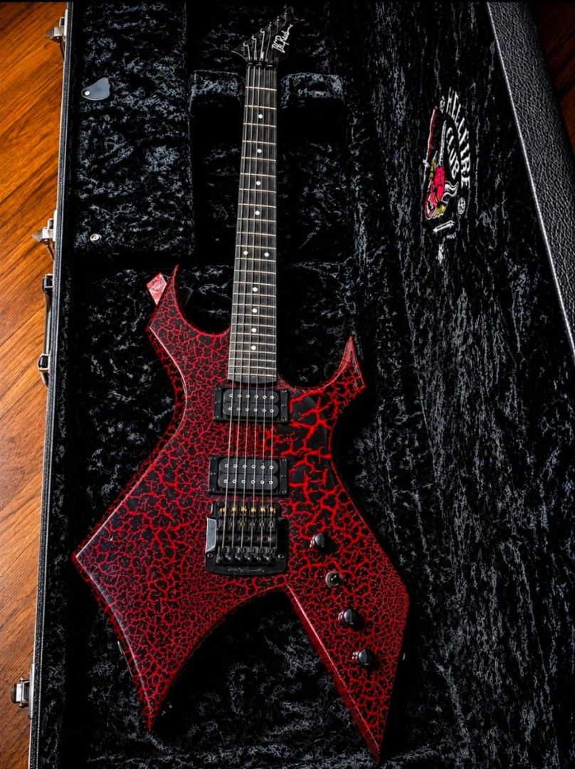 B.C. Rich Stranger Things Hellfire Club Electric Guitar (Category: Musical Instruments) located in Quezon City. Submitted by missdayan (Listing ID 1454844887, Image 3). Description: NOT THE REGULAR 2,000-PIECE VERSION. This is the B.C. Rich Stranger Things USA Custom Shop Warlock — #099 OF ONLY 200 from its limited Custom Shop run. The premium collector-tier version featuring DiMarzio pickups + Kahler tremolo, not the standard production configur